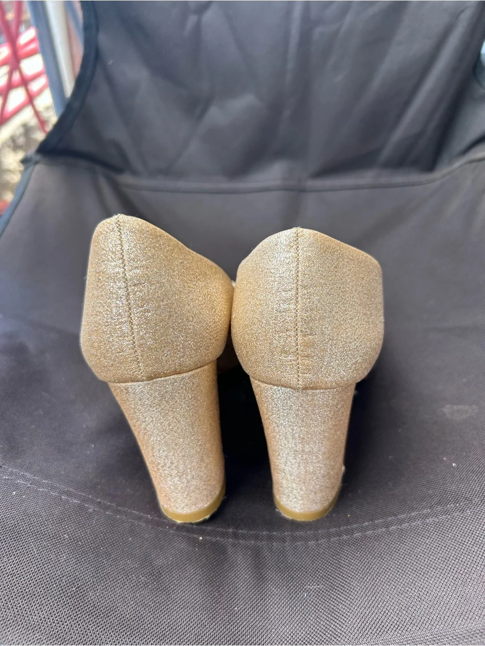Forever  Gold Pointed-Toe Women’s Heels